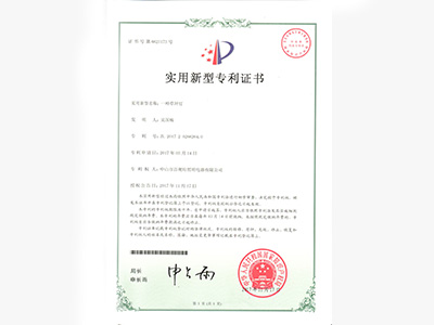 百視特-草坪燈專利證書