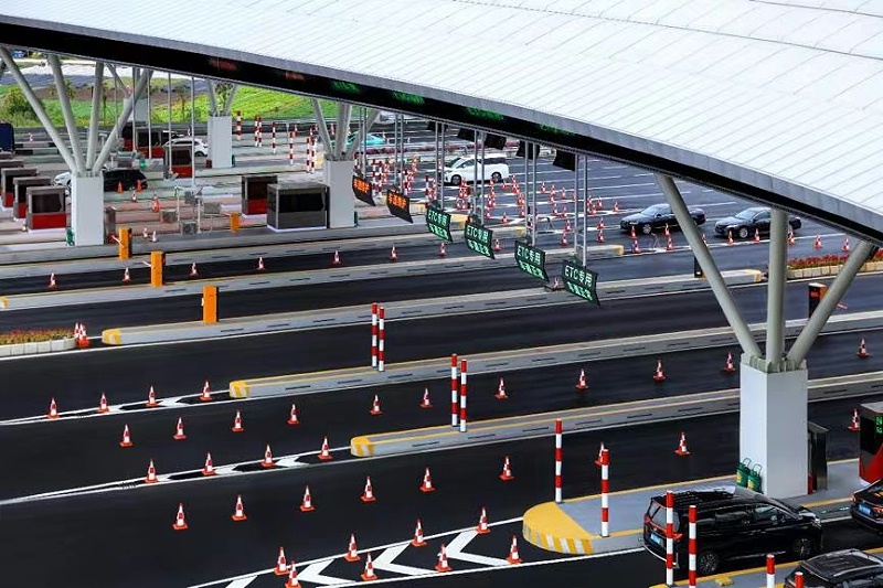 收費站行車誘導燈